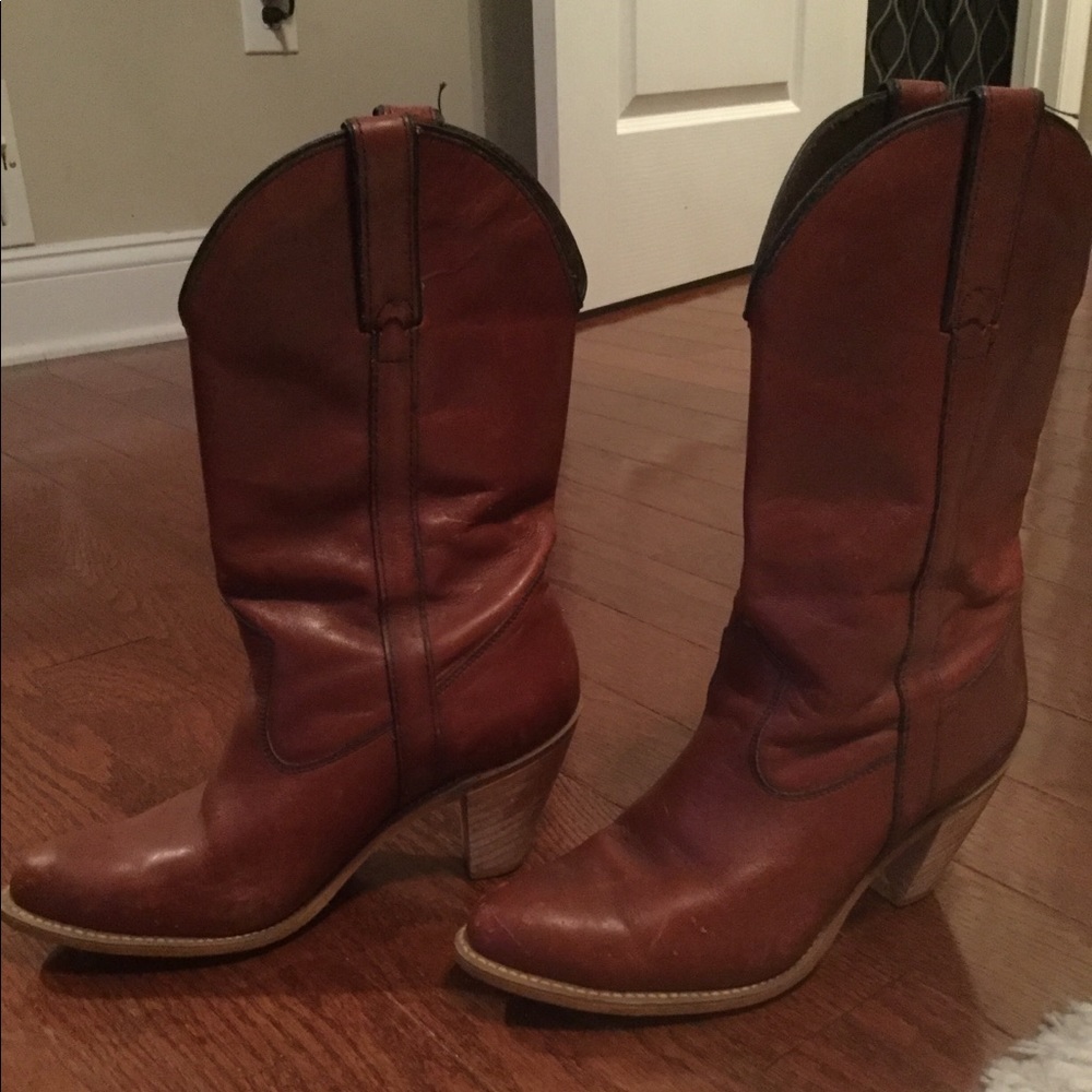 CAPEZIO VINTAGE WESTERN BOOTS SZ 8 1/2